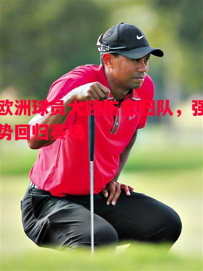 英国威廉希尔-欧洲球员大腕伤愈归队，强势回归赛场